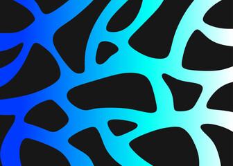 Abstract background with gradient color wavy line pattern
