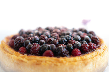 Red fruit cheesecake