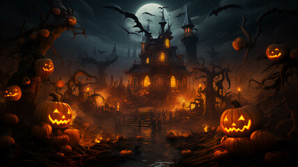 Fototapeta na wymiar Halloween Background