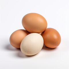 Fototapeta na wymiar collection of photos of chicken eggs