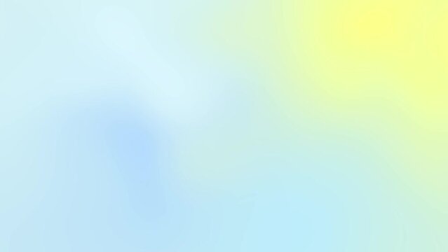 Animated gradient motion background with cyan, yellow color combination