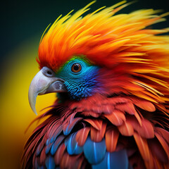 close up of a parrot