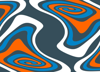 Abstract background with gradient colorful swirl line pattern