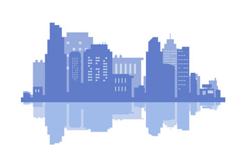 city skyline silhouette vector