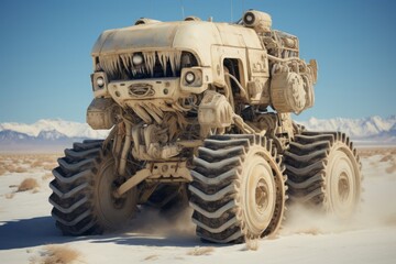 Fototapeta premium ワイルドな車,Generative AI AI画像