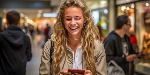 Happy teenage girls, generative ai