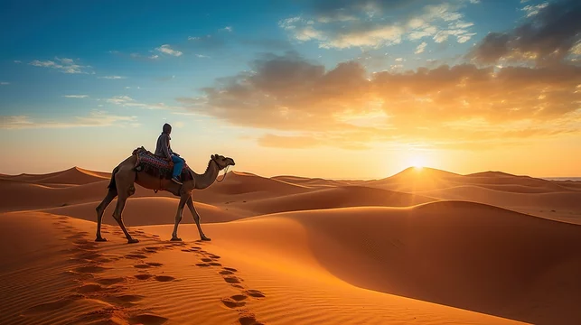 Dunes de sable du Sahara
