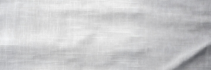 Textured White Fabric Background, Soft light casting shadows over the subtle textures of a white fabric surface - obrazy, fototapety, plakaty