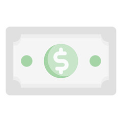  Banking, Cash, Currency, Dollar, Finance, Money, Payment Icon, Flat style icon vector illustration, Suitable for website, mobile app, print, presentation, infographic and any other project.