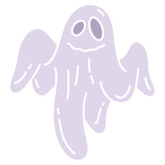 creepy ghost  cartoon