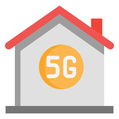  Smart home Icon, Flat style icon vector illustration, Suitable for website, mobile app, print, presentation, infographic and any other project.