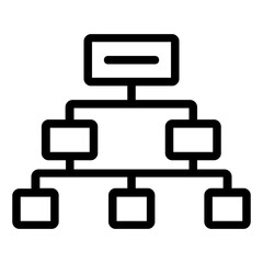 hierarchial structure icon