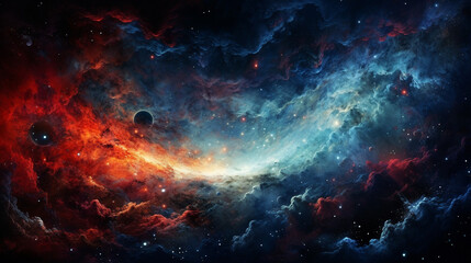 deep space galaxy in starry universe. science background. 