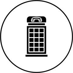 Telephone Booth Icon