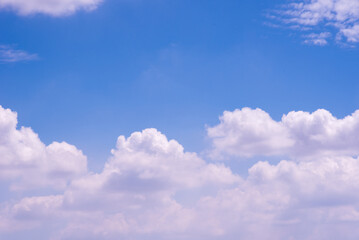 Sky background, blue sky with cloud, Blue sky and cloud on summer daytime