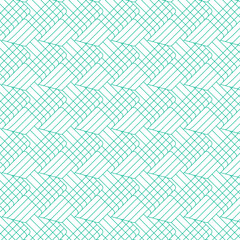 Abstract vector seamless pattern and swatches oriental line texture on white background wallpaper geometric diagonal fabric waves set of design elements