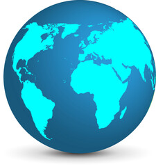 Fototapeta na wymiar world globel map