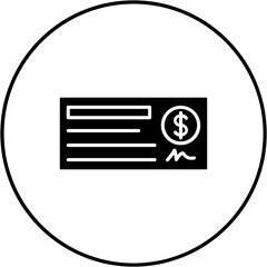 Cheque Icon