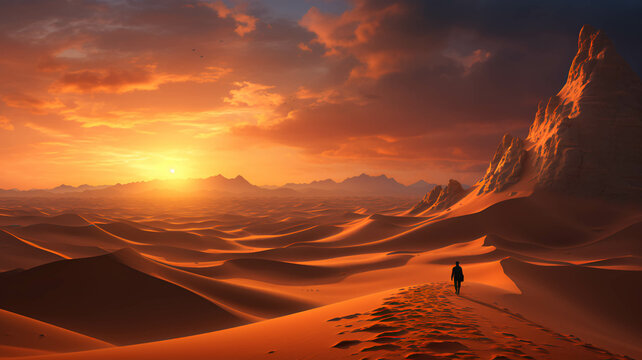 Desert Background Concept