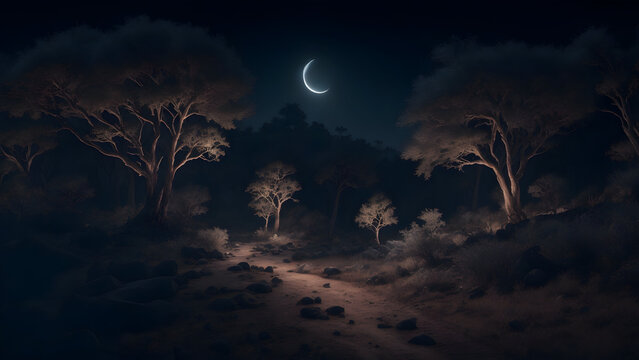 Night in the Dry Forest