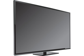Digital png illustration of tv set on transparent background