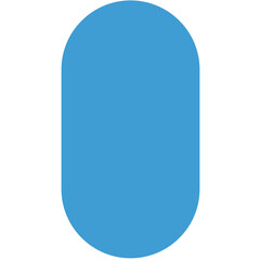 Digital png illustration of abstract shape on transparent background