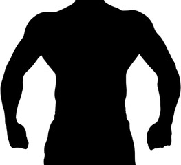 Digital png illustration of silhouette of man on transparent background