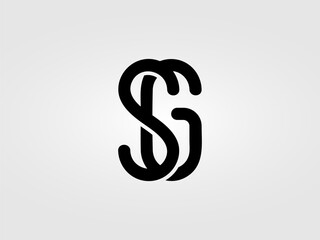 Initial SG letter Logo Design vector Template. Monogram, lettermark SG logo Design