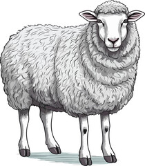 illustration of sheep