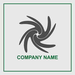 Obraz premium Modern Logo. CMYK color mode. Editable color, Free font used. Vector EPS file.