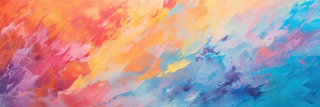 illustration of an impressionist style painting, colorful and full of vitality, generative AI