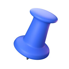 push pin reminder 3d office business financial icon