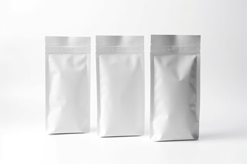 Blank Bag mockup design on white background. Generative AI