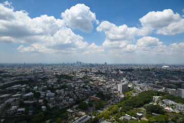 スカイタワーから眺める名古屋市