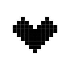Modern and Trent logos. Heart logo in checkered shape