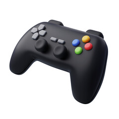 3d Game stick, Game controllers, Video game console portable, Game concept.