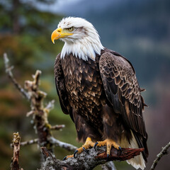 Fototapeta premium american bald eagle