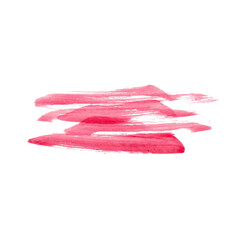Abstract  red texture and background with brushstroke like lines drawn by watercolor. Great basic of print, badge, party invitation, banner, tag.