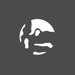 Earth logo ilustrasion 