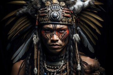 image of a traditional warrior
