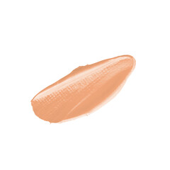 Vector cream texture cosmetic cream smear swatch vector face foundation gel stroke