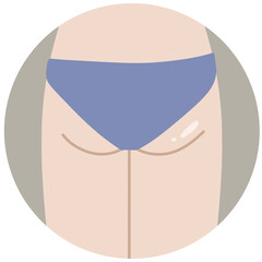 Bottom smooth skin beauty bikini