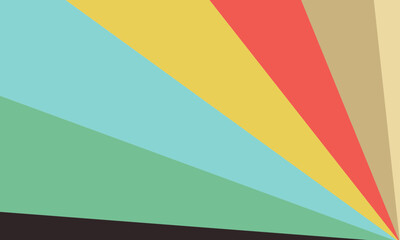 Vector retro stripe rays background