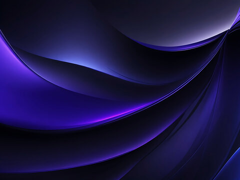 Bright Black Purple And Blue Ambient Soft Swish Background