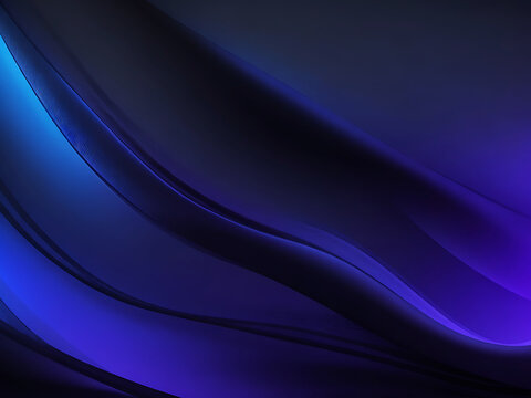 Bright Black Purple And Blue Ambient Soft Swish Background