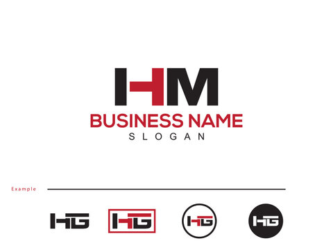 Unique Alphabet IHM Logo Letter, Initial Apparel Ihm ih Clothing Brand Logo