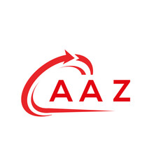 AAZ letter logo design on white background. AAZ creative initials letter logo concept. AAZ letter design.	
