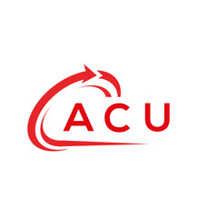 ACU letter logo design on white background. ACU creative initials letter logo concept. ACU letter design.	
