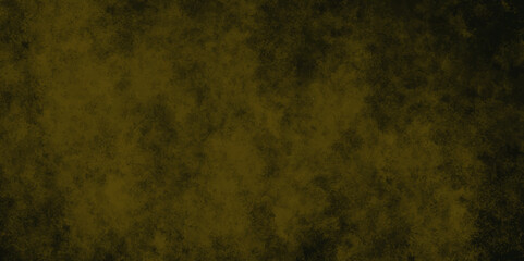 Panorama view dark yellow grunge texture background  grunge old concrete wall texture background used for wallpaper, banner, painting and any design.