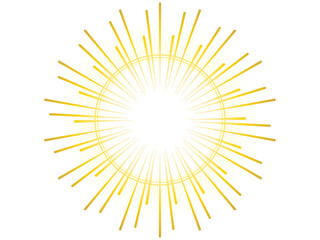 光り輝く集中線その11